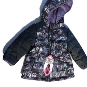 Free Country Girls' Toddler Reversible Puffer Jack